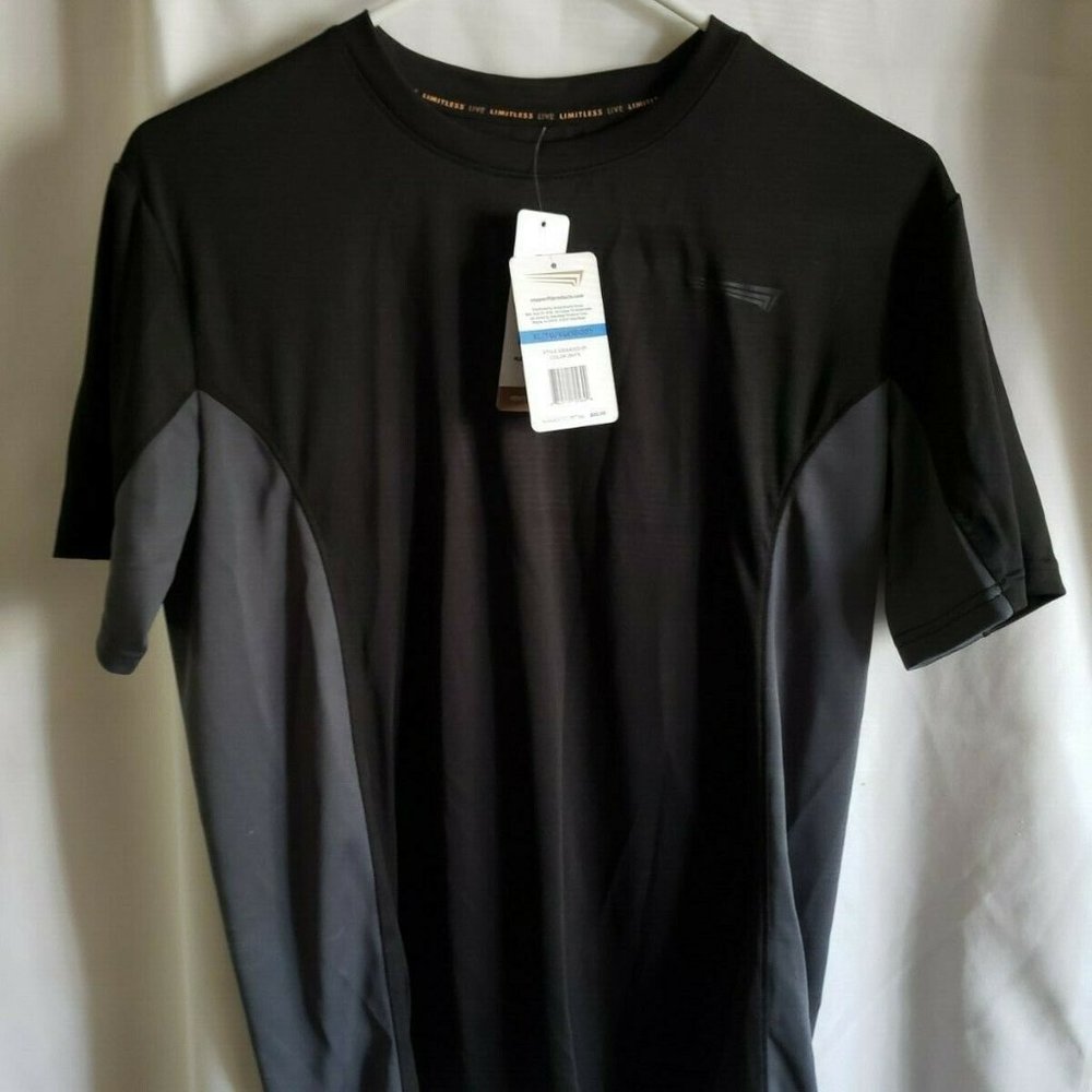 Copper Fit Boys' Big Cooling T-Shirt, Onyx